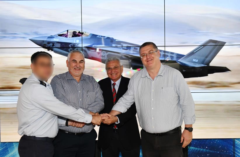  F-35 Maintenance Agreement  signed (photo credit: ARIEL HERMONI / DEFENSE MINISTRY)