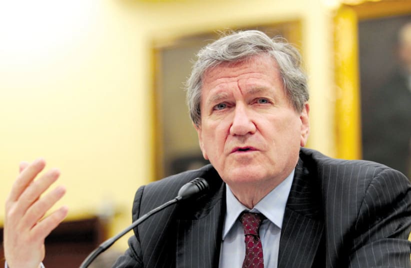 RICHARD HOLBROOKE, the State Department special representative for Afghanistan and Pakistan, testifies in Congress in July 2010. (photo credit: MOLLY RILEY/REUTERS)