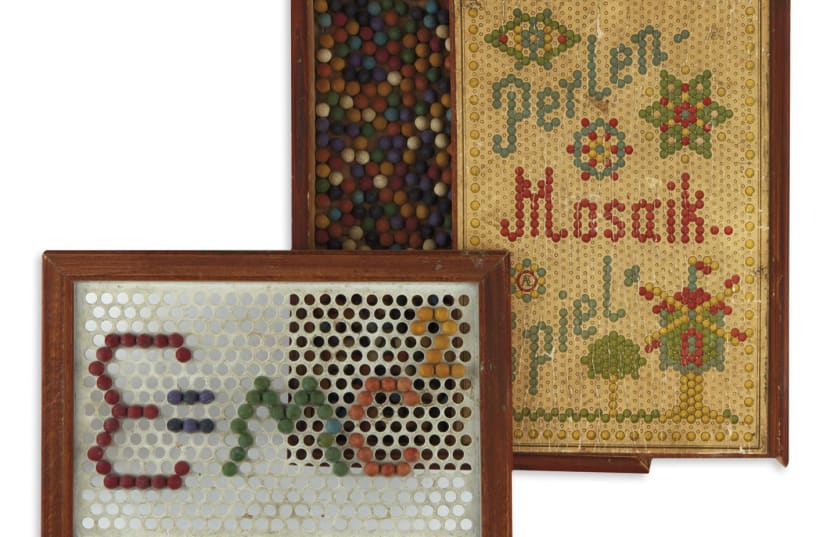 The pearl mosaic game once belonging to Albert Einstein (photo credit: KESTENBAUM & COMPANY)