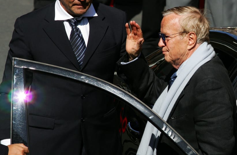 Italian director Franco Zeffirelli arrives to attend Luciano Pavarotti's funeral at the cathedral of Modena September 8, 2007 (photo credit: REUTERS/DANIELE LA MONACA)