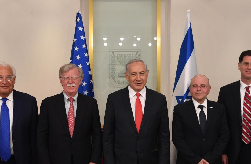 United States delegation meets with Israeli Prime Minister Benjamin Netanyahu (photo credit: GPO)