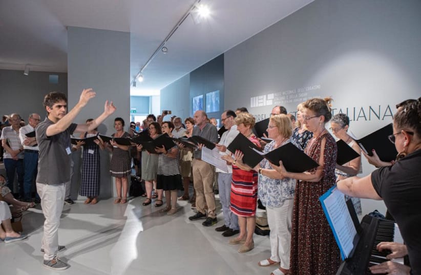 2019 European Jewish Choir Festival at the Meis in Ferrara  (photo credit: MARCO CASELLI / MUSEUM OF ITALIAN JUDAISM AND THE HOLOCAUST)