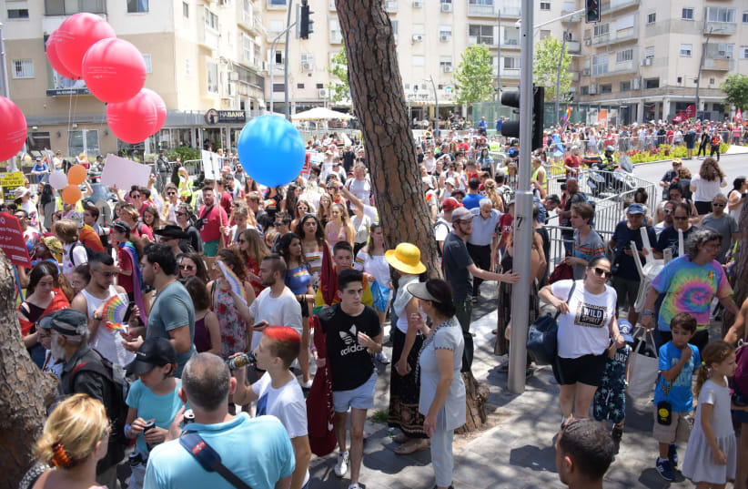 The Haifa Gay Pride Parade (photo credit: COURTESY ISRAEL POLICE)