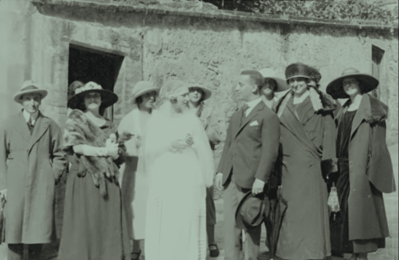 The wedding of Iole Campagnano and Silvio Della Seta in Italy in 1923. (photo credit: COURTESY OF PAGINE EBRAICHE)