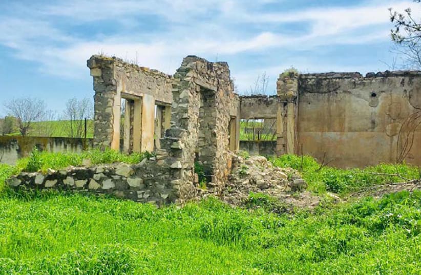 RUINED ASHAGI Abdurahmanli village that was destroyed by Armenian armed forces. (photo credit: Courtesy)