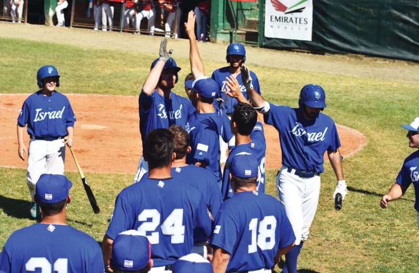 TEAM ISRAEL went a perfect 6-0 at the CEB European Championships Pool B tournament in Bulgaria to advance to a three-game series against Lithuania later this month in its journey toward Olympic qualification (photo credit: MAYA LOWENGART)