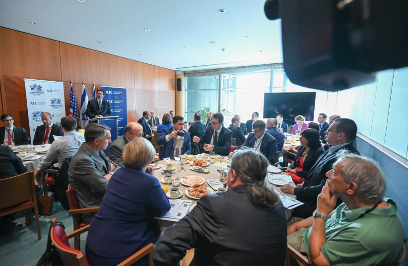 AJC launches Transatlantic Friends of Israel  group in EU Parliament. (photo credit: AJC TRANSATLANTIC INSITUTE)