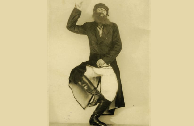 BARUCH AGADATI in the Dance ‘Melaveh Malka,’ Atelier Willinger, 1920s, Vienna. (photo credit: Wikimedia Commons)