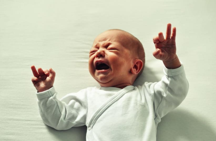 Baby crying [Illustrative] (photo credit: PIXABAY)
