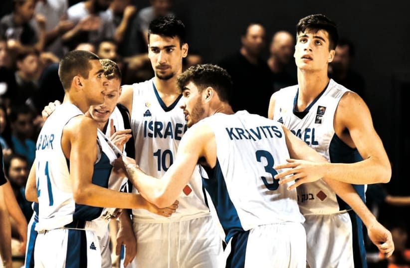 THE ISRAEL Under-20 national team played its best game of the European Championship last night in Tel Aviv, beating Lithuania 94-78 in the quarterfinals (photo credit: DOV HALICKMAN PHOTOGRAPHY/COURTESY)
