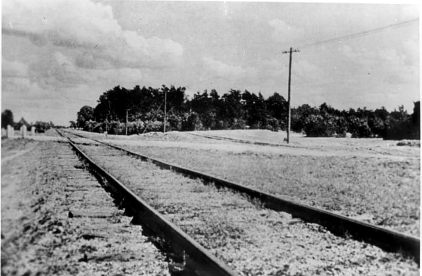 The train tracks that lead to the Treblinka death camp (photo credit: YAD VASHEM)