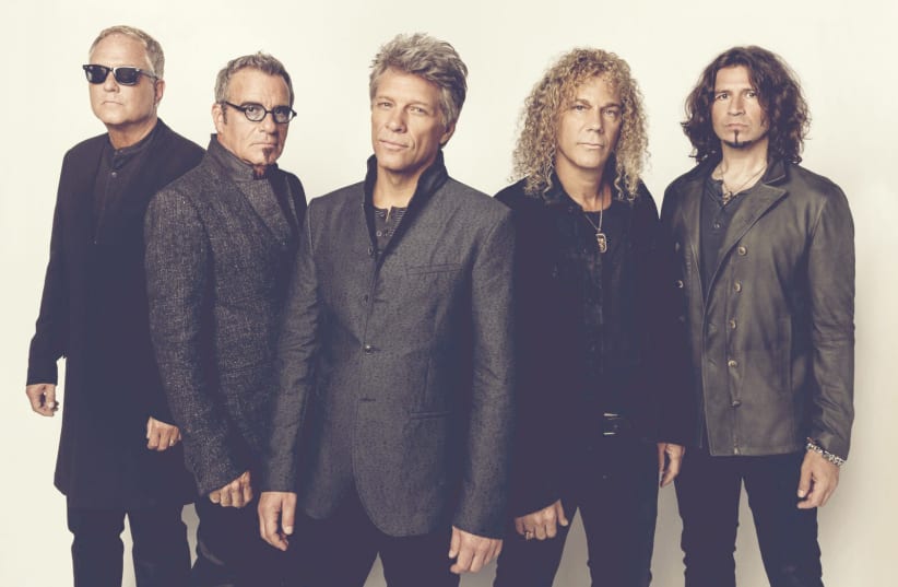 Bon Jovi and David Bryan (Second from the right).   (photo credit: LIVENATION)
