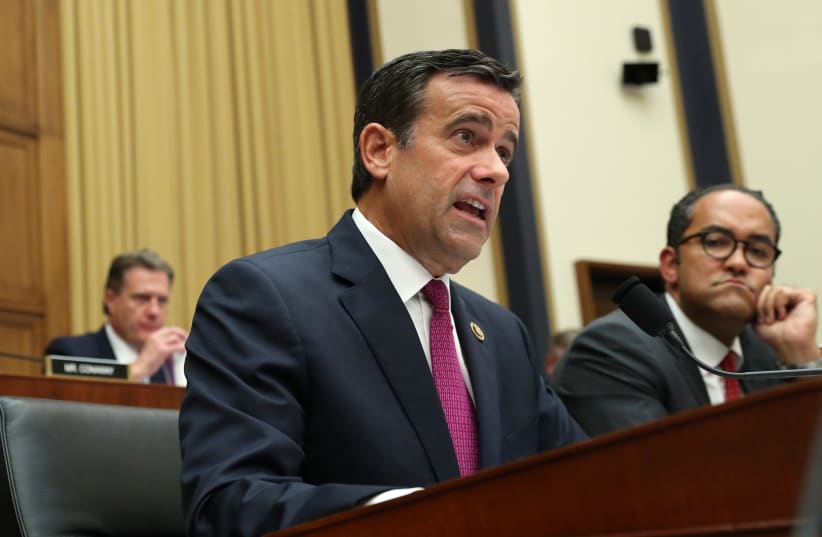 Rep. Ratcliffe (R-TX) questions former Special Counsel Robert Mueller testifies during House Intelligence Committee hearing on the Mueller Report on Capitol Hill in Washington (photo credit: REUTERS)