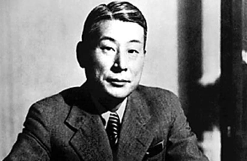 Japanese diplomat Sugihara Chiune, known as "Japanese Oskar Schindler." (photo credit: Wikimedia Commons)