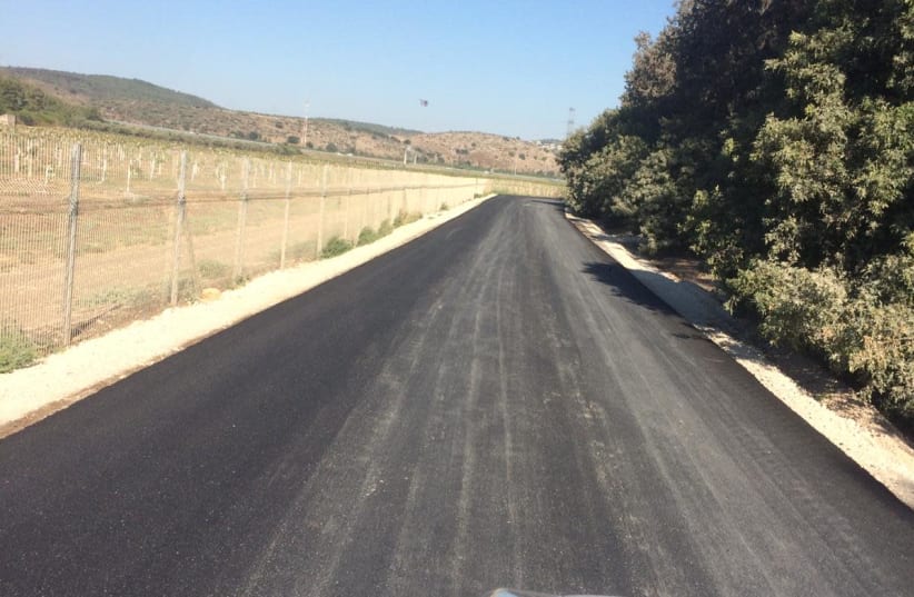 The access road to the Bedouin village of Khawaled (photo credit: Courtesy)
