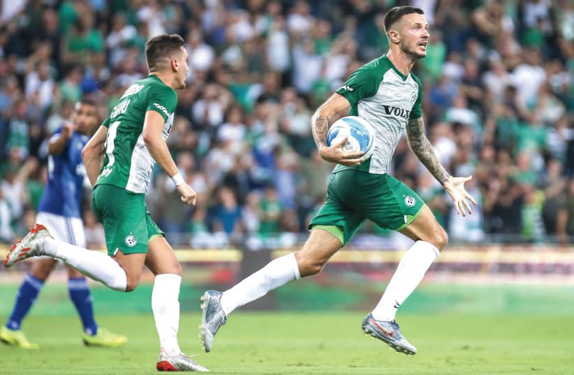 EVEN IN its Europa League defeat to Strasbourg, Maccabi Haifa displayed solid form that should make it a power to be reckoned with this year in Israel soccer (photo credit: MAOR ELKASLASI)
