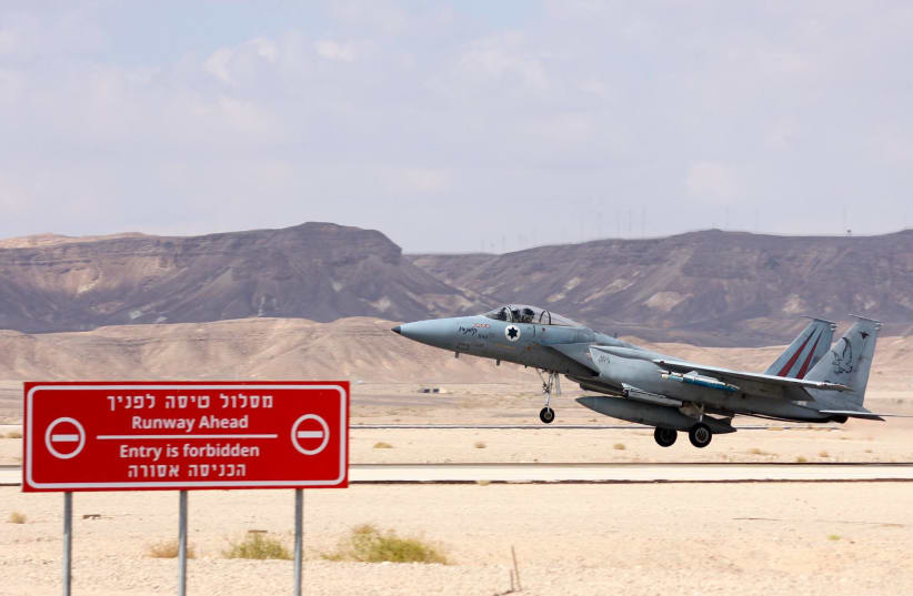 Israel Air Force F15 (photo credit: ANNA AHRONHEIM)
