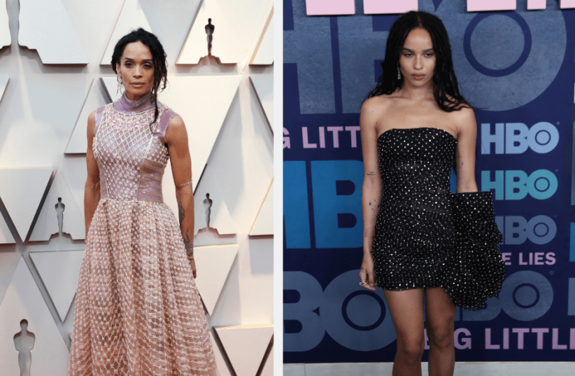 91st Academy Awards - Oscars Arrivals - Red Carpet - Hollywood, Los Angeles, California, U.S., February 24, 2019 - Lisa Bonet (REUTERS/Mario Anzuoni); Cast member Zoe Kravitz poses at the Big Little Lies season 2 premiere in New York City, U.S., May 29, 2019 (REUTERS/Shannon Stapleton) (photo credit: REUTERS)