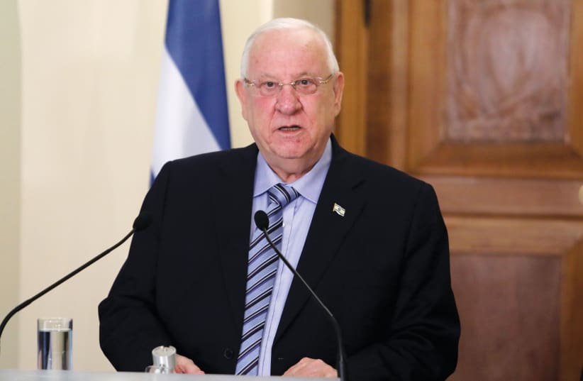 PRESIDENT REUVEN Rivlin has repeatedly warned about the ‘tribalization’ of Israeli society and politics and for good reason. (photo credit: REUTERS)