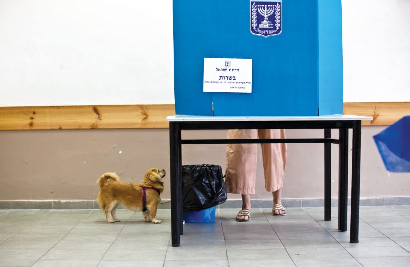 Israel elections:time to vote. (photo credit: REUTERS)