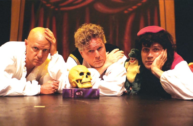 ‘HAMLET’S BIG ADVENTURE’ will be performed by the aptly named Reduced Shakespeare Company (photo credit: DANIEL-COSTON)