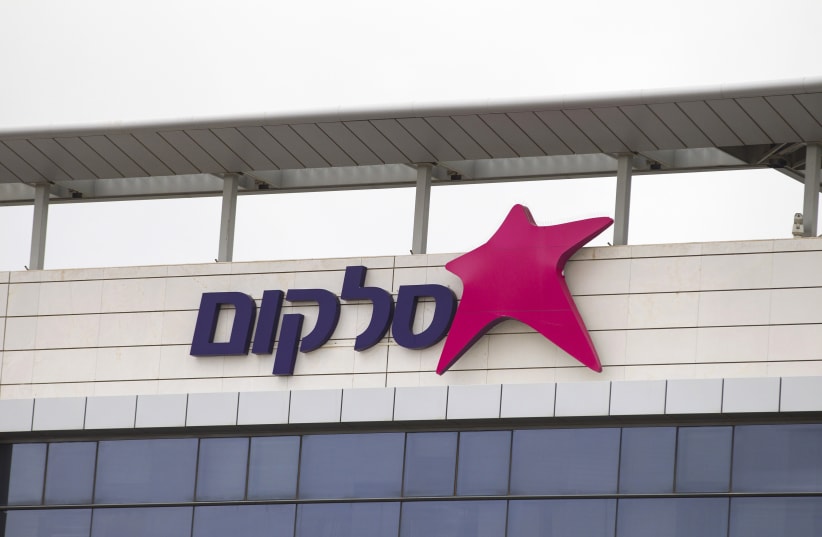 The logo of Israel's biggest mobile phone operator Cellcom is seen on the Cellcom building in Netanya, north of Tel Aviv January 28, 2014 (photo credit: REUTERS/BAZ RATNER)