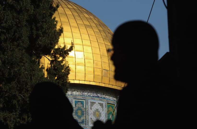 THE DOME of the Rock, situated on the Temple Mount – the ‘world’s atomic reactor.’ (photo credit: MARC ISRAEL SELLEM)
