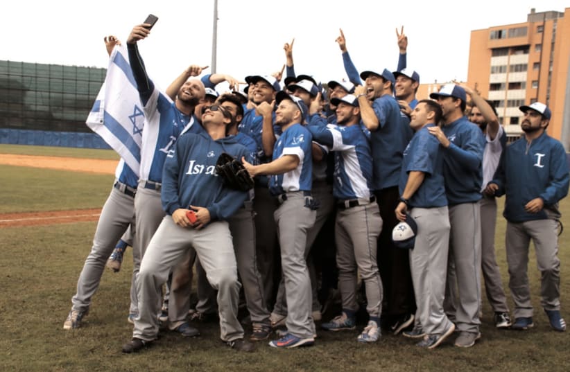 Israel's national baseball team (photo credit: MARGO SUGARMAN)