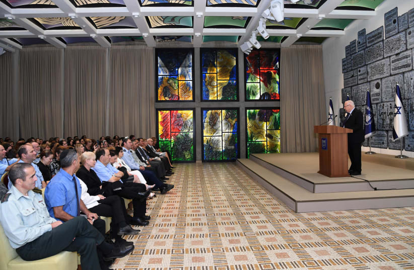 President Rivlin hosts seminar on pardons (photo credit: HAIM ZACH/GPO)