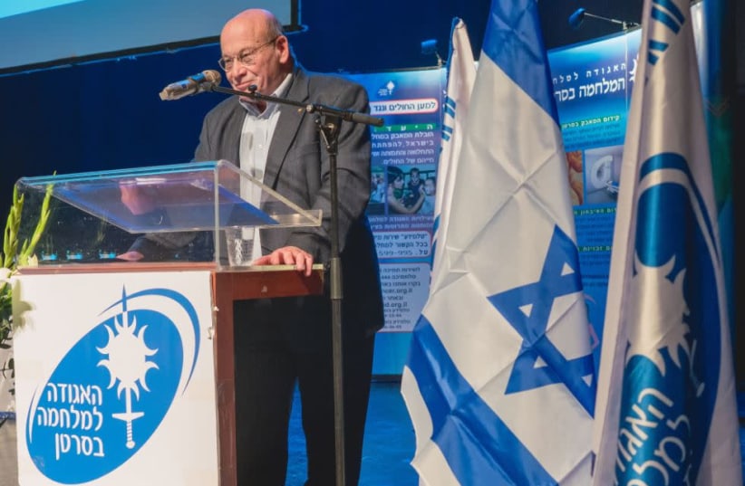 Professor Abraham Kooten, chair of the Israel Cancer Association (photo credit: ILAN SHAPIRA)