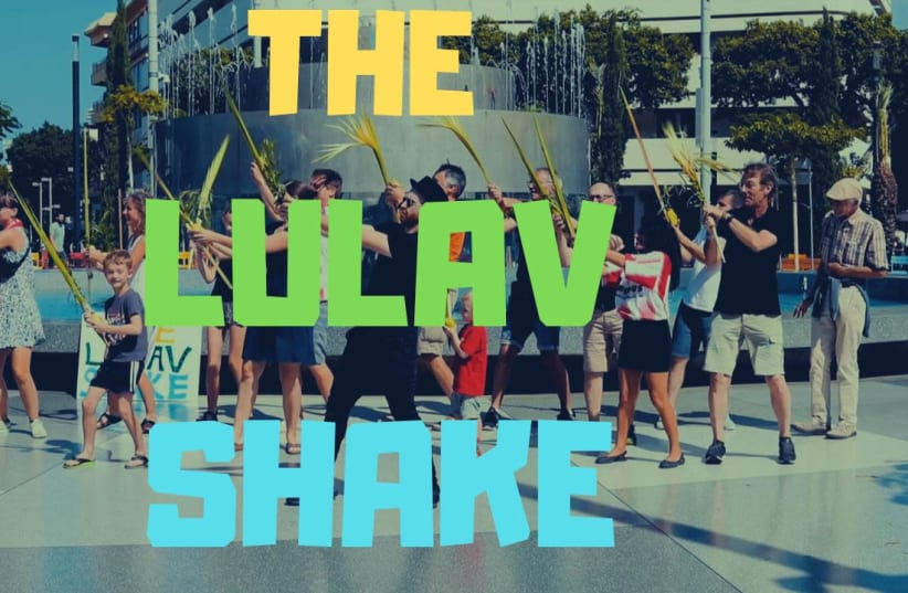 The Lulav Shake in Tel Aviv by DJ Raphi (photo credit: DJ RAPHI PREMIUM ENTERTAINMENT)