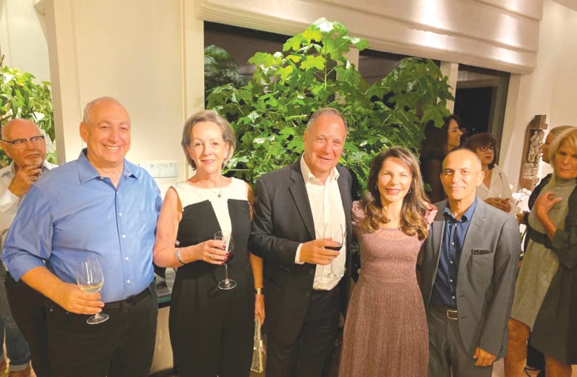 Chemi Peres, Janice Gillerman, Yoav Igra, Yona Bartal, Prof. Ronni Gamzu.  (photo credit: CHEN SHINAV)