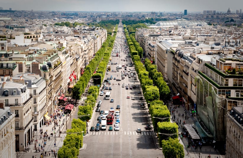 Avenue des Champs-Élysées view from the Arc de Triomphe (photo credit: Wikimedia Commons)