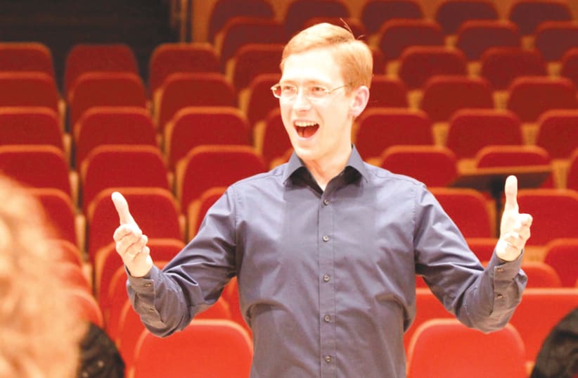 COLLEGIUM VOCALE Hannover conductor Florian Lohmann.  (photo credit: Courtesy)