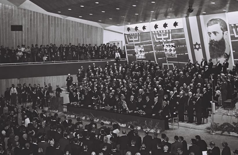 The Opening of the 26th World Zionist Congress in Jerusalem in 1964.  (photo credit: MOSHE PRIDAN / GPO)