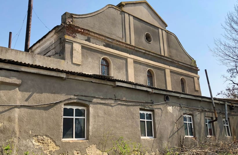 The Great Synagogue in Illintsi, Ukraine, was burned to the ground. (photo credit: WIKIMEDIA)