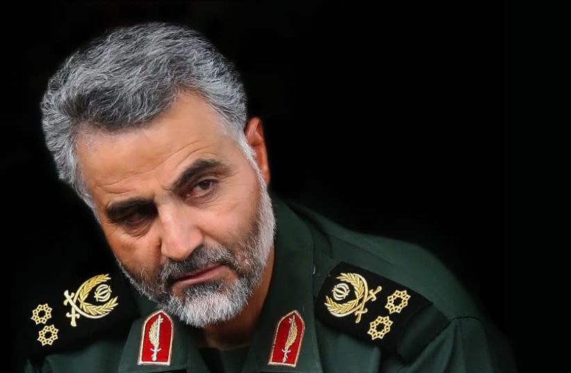 Qasem Soleimani, commander of IRGC Quds Force (photo credit: SAYYED SHAHAB-O-DIN VAJEDI/WIKIMEDIA COMMONS)