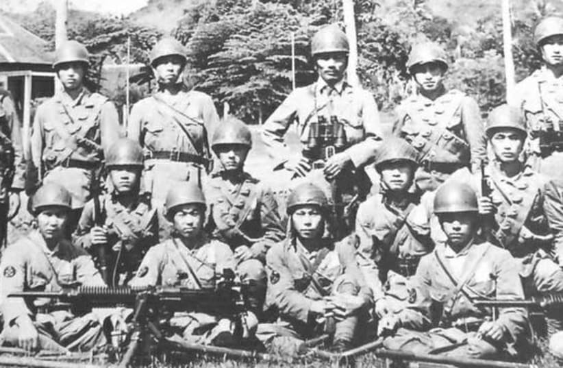 ‘WHEN WHOLE nations – like the Japanese in World War II – are involved, everyone is a legitimate target until the threat is neutralized. Pictured: Japanese Special Naval Landing Forces Paratroopers, 1942.  (photo credit: Wikimedia Commons)