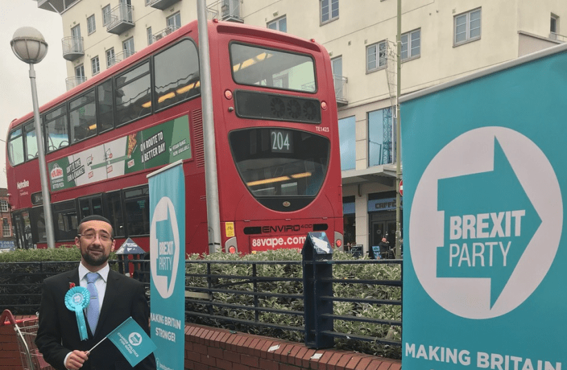 YOSEF DAVID, the Brexit Party’s Jewish candidate.  (photo credit: Courtesy)