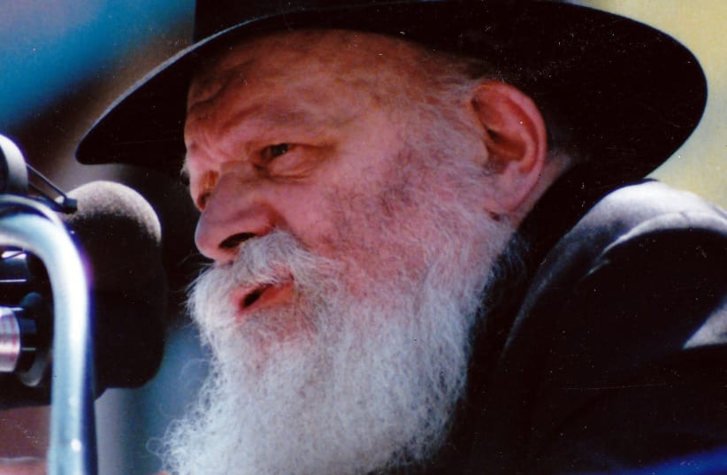 Lubavitcher Rebbe Menachem Mendel Schneerson (photo credit: MORDECAI BARON/WIKIMEDIA COMMONS)