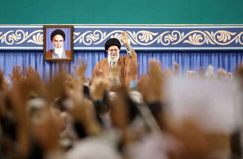 Basij forces meet with Iran's Supreme Leader Ali Khamenei, Nov. 27, 2019 (photo credit: KHAMENEI.IR)