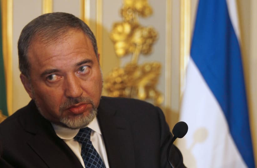 Israel's Foreign Affairs Minister Avigdor Liberman, 2011 (photo credit: JOSE MANUEL RIBEIRO/REUTERS)