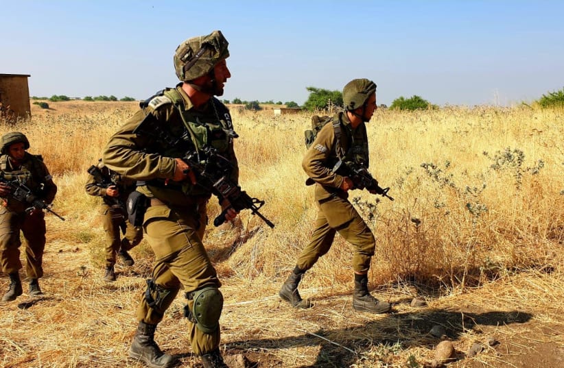 Troops from the IDF’s 215 Artillery Division  (photo credit: IDF SPOKESPERSON'S UNIT)