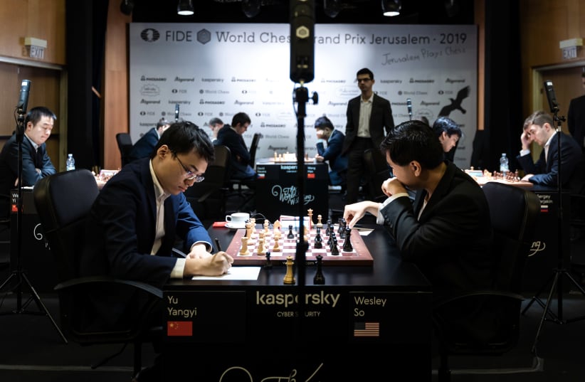 Chess masters gathered in Jerusalem for the International Chess Federation [FIDE] championship  (photo credit: Courtesy)