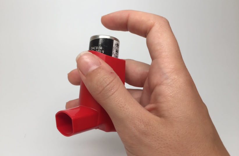 An inhaler used to treat asthma (photo credit: NIAID/FLICKR)