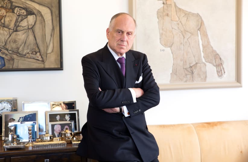 Ronald Lauder in his New York Office (photo credit: courtesy)