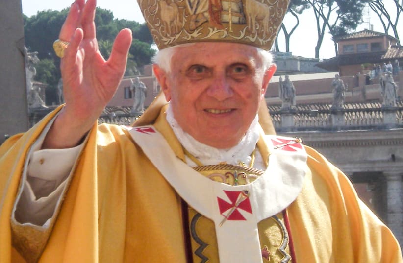 Pope Benedict XVI (photo credit: Wikimedia Commons)
