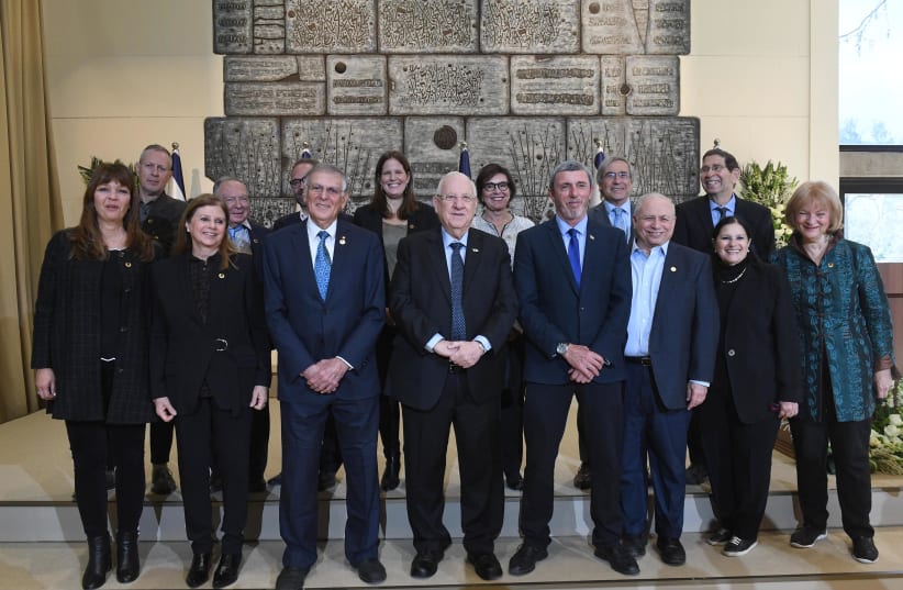 President Rivlin hosts the announcement of the winners of the 2020 Wolf Prize. (photo credit: MARK NEYMAN/GPO)