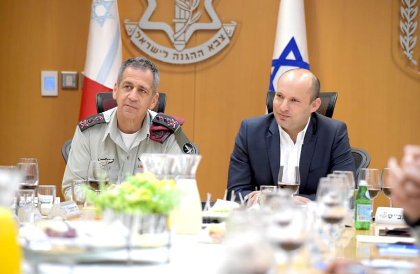 KOCHAVI – WITH newly appointed Defense Minister Naftali Bennett – is known as a perfectionist and reformer who employs creative thinking.  (photo credit: IDF SPOKESMAN'S OFFICE)