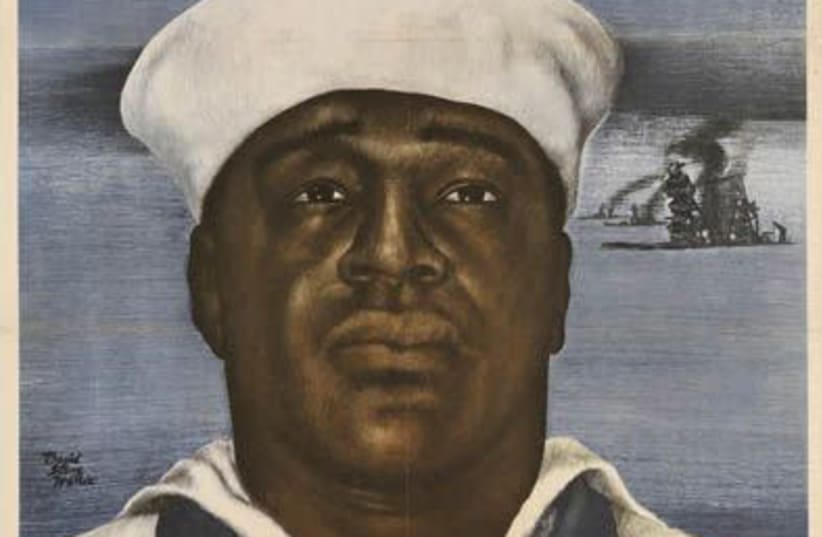 943 US Navy recruiting poster featuring Doris Miller (photo credit: Wikimedia Commons)